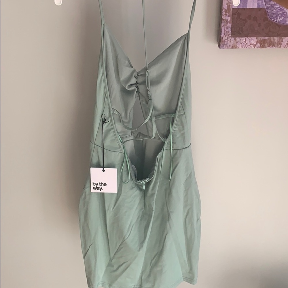 Party Dress from Revolve in sage. - Picture 2 of 2